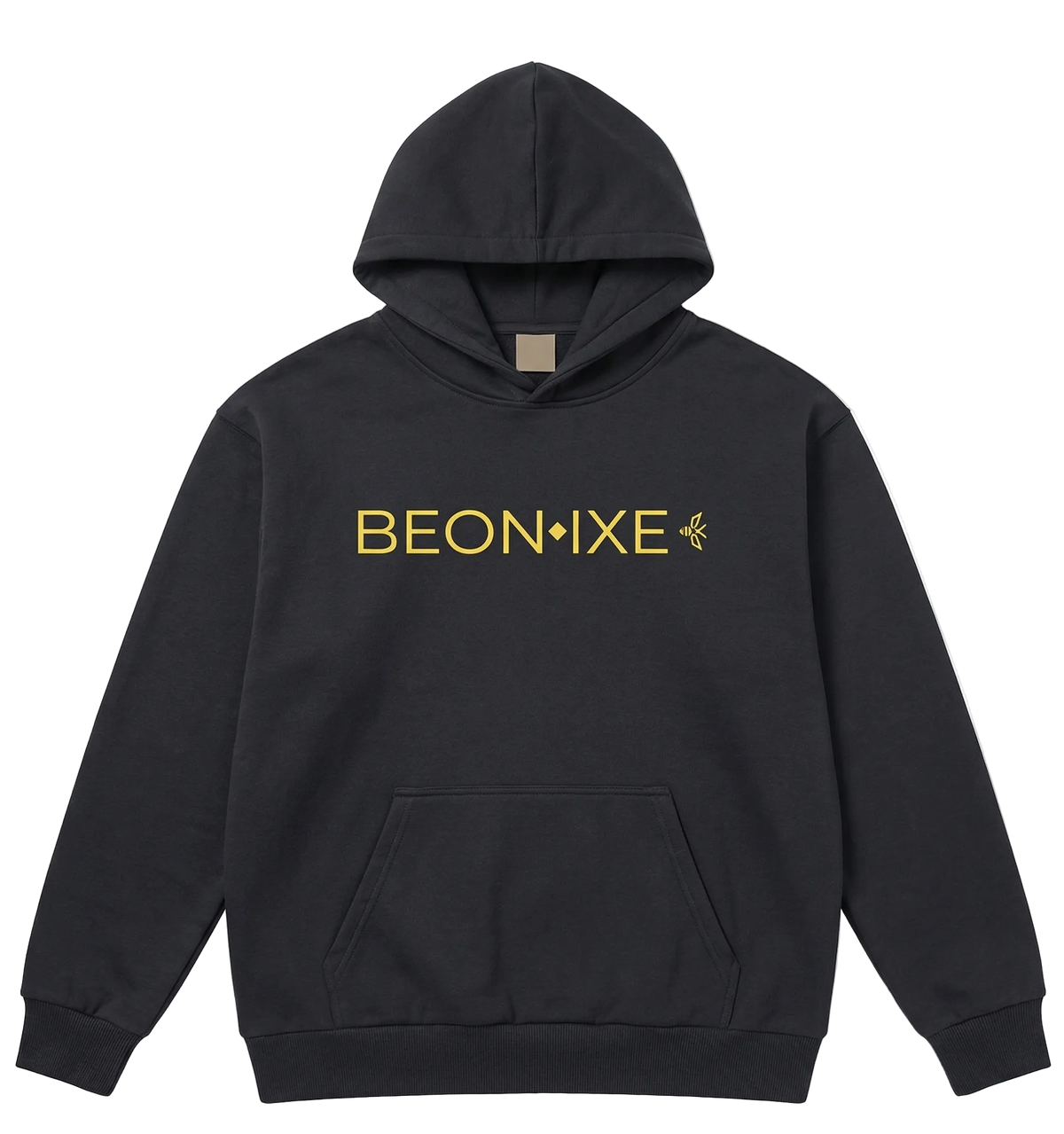 Grind Hoodie front, signed by HYROX athlete Zach Cygan